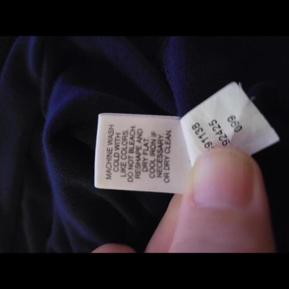 VERSONA medium blue unbelievably soft and stretchy tee shirt - Picture 5 of 5